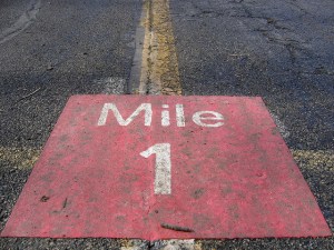 Mile marker, photo: Jesus Villanueva Flickr cc