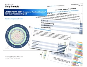 Checkpoint 360 Excerpts, Sample Report